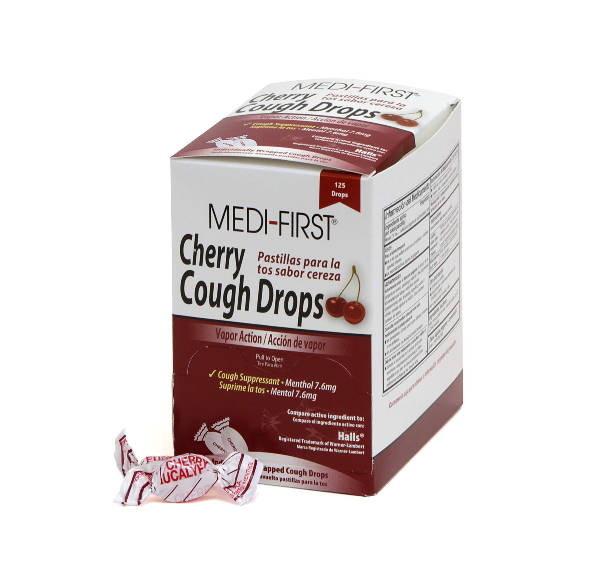 Amazon.com: Medique 81525 Medi- First Cherry Cough Drops, 125